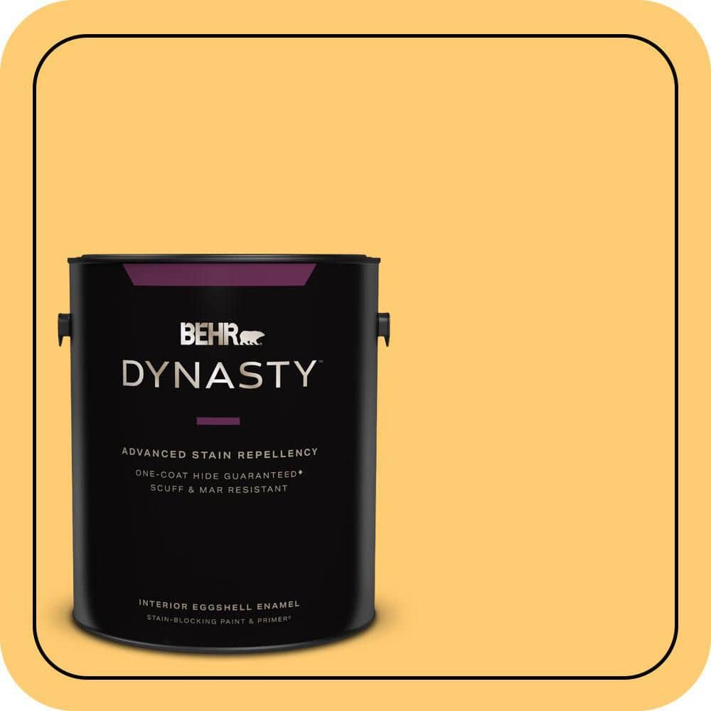 1 gal. #310B-5 Spiced Butternut Eggshell Enamel Interior Stain-Blocking Paint & Primer price history on PriceWatchPro