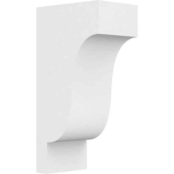 Ekena Millwork 3 in. x 10 in. x 5 in. Standard Newport Architectural Grade PVC Corbel