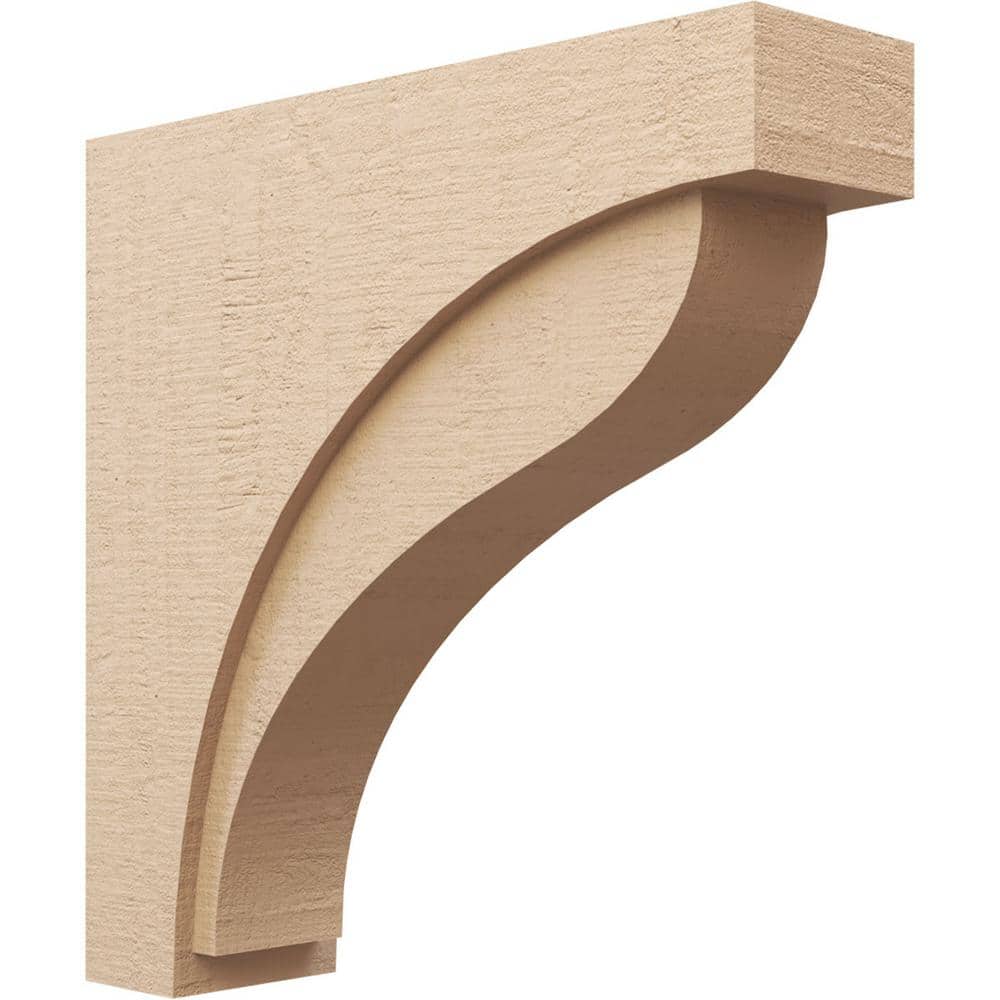 Ekena Millwork COR05X02X09ACAL Thin Flowing Acanthus Wood Corbels, 5 1
