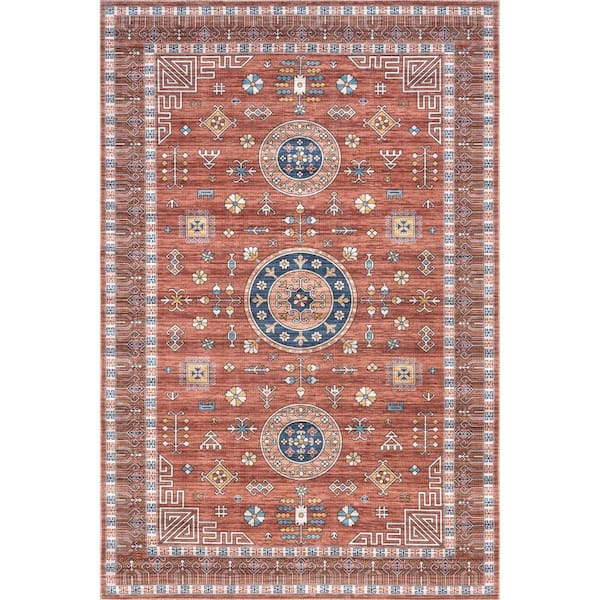nuLOOM 10 X 10 (ft) Round Recycled Synthetic Fiber Non-Slip Rug