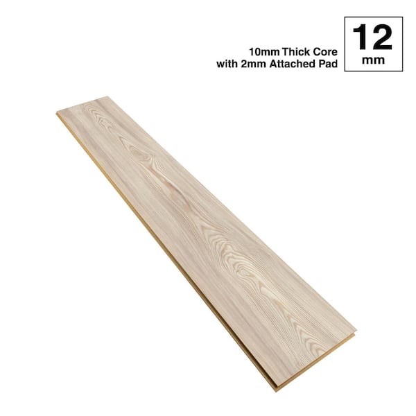 Home Decorators Collection Kimball Mill Oak 12 mm T x 8.03 in W Waterproof Laminate Wood Flooring (15.9 sqft/case)