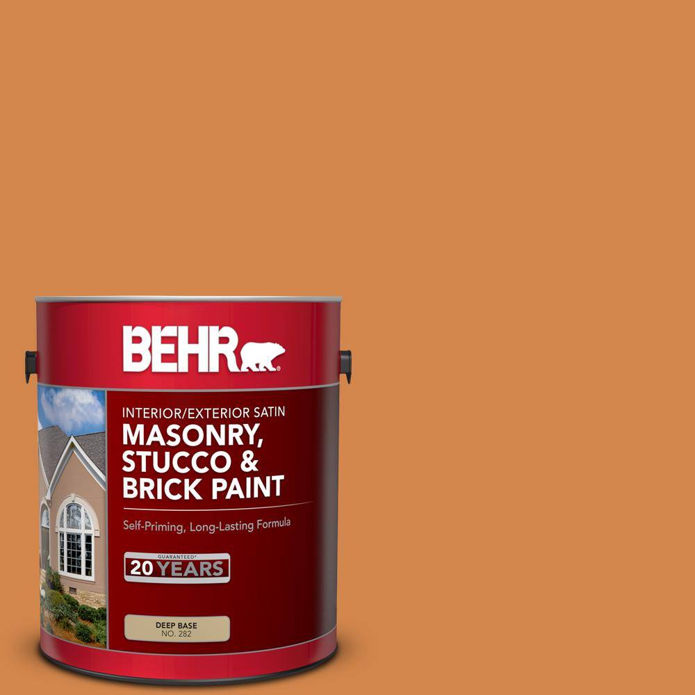 1 gal. #PPU3-03 Flaming Torch Satin Interior/Exterior Masonry, Stucco and Brick Paint price history on PriceWatchPro