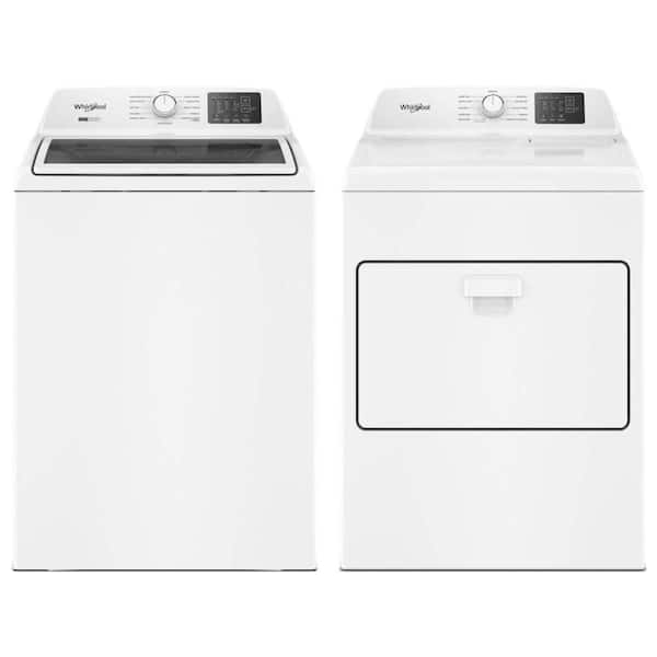 4.3 cu. ft. White Top Load Washer with Agitator and 7.0 cu. ft. Dryer Set