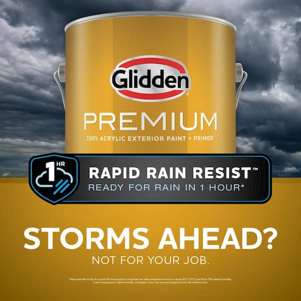 Glidden Premium 1 gal. Magical Stardust PPG1123-2 Satin Exterior