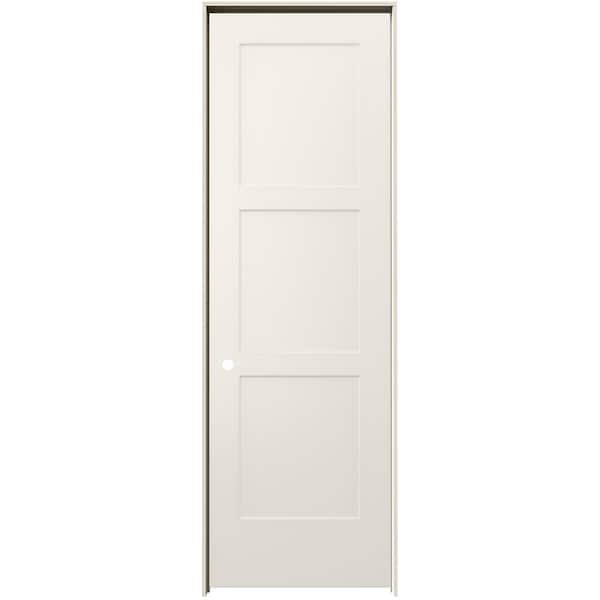 JELD-WEN 30 in. x 96 in. Birkdale Primed Right-Hand Smooth Hollow Core Molded Composite Single Prehung Interior Door