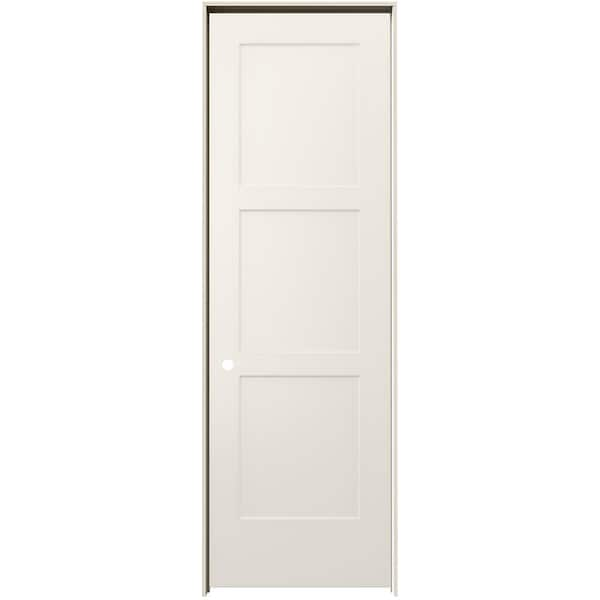 JELD-WEN 32 in. x 96 in. Birkdale Primed Right-Hand Smooth Hollow Core Molded Composite Single Prehung Interior Door