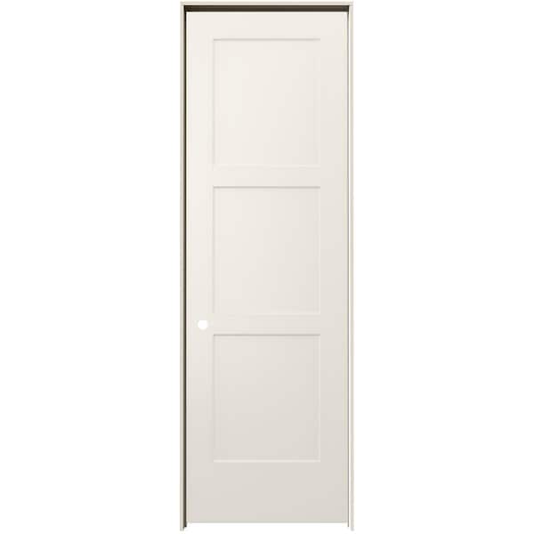 JELD-WEN 32 in. x 96 in. Birkdale Primed Right-Hand Smooth Solid Core Molded Composite Single Prehung Interior Door