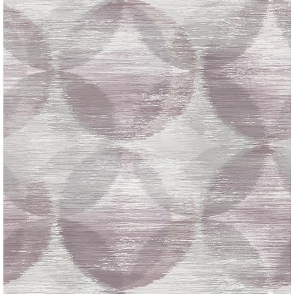 A-Street Prints Alchemy Purple Geometric Strippable Wallpaper (Covers 56.4 sq. ft.)