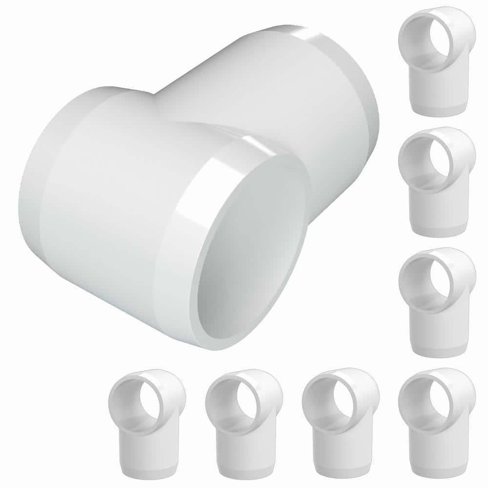 3/4 in. Furniture Grade PVC Slip Sling Tee in White (8-Pack) price history on PriceWatchPro