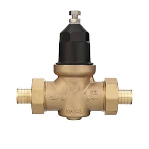 1 in. NR3XL Pressure Reducing Valve with Double Union PEX Crimp Tailpiece Connection Lead Free