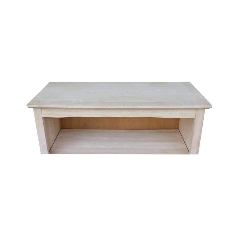 Traditional Elegant Adjustable Parawood Bookshelf - Brown
