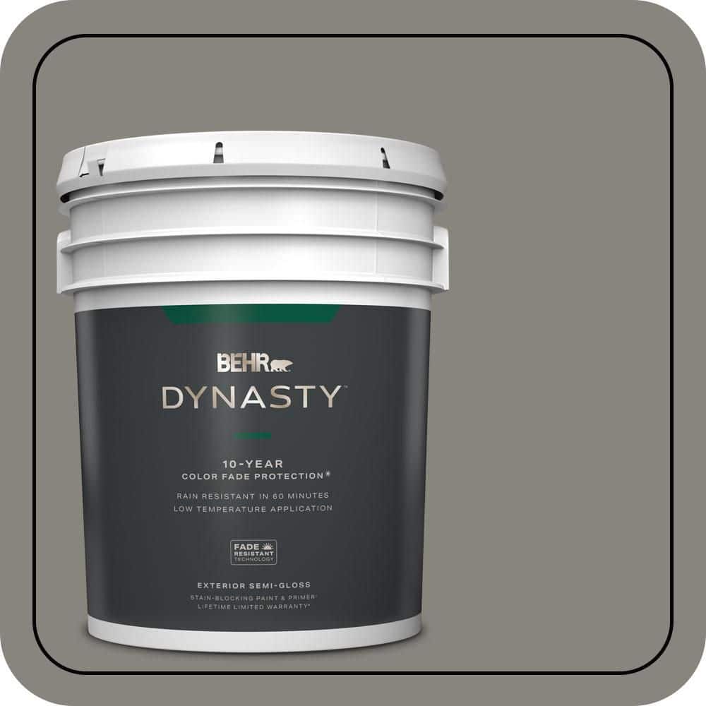 5 gal. #PPU24-07 Barnwood Gray Semi-Gloss Enamel Exterior Stain-Blocking Paint & Primer price history on PriceWatchPro