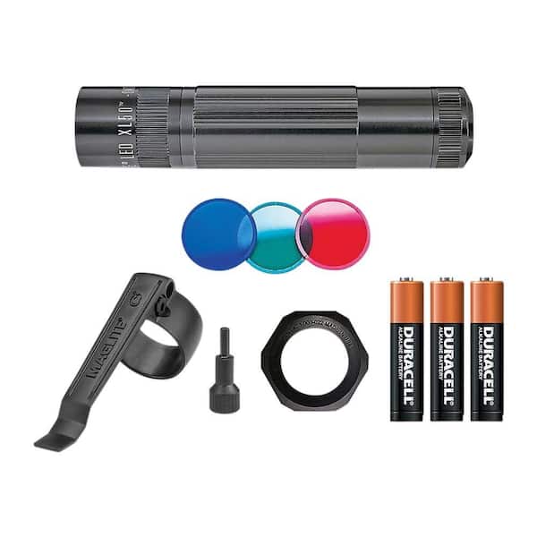 Maglite 3 AAA-Cell Flashlight Tactical Pack, Gray
