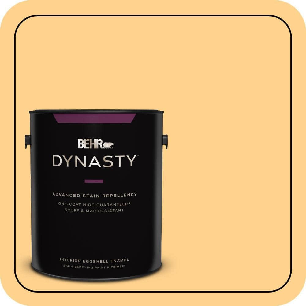 1 gal. #300B-5 Honey Bird Eggshell Enamel Interior Stain-Blocking Paint & Primer price history on PriceWatchPro