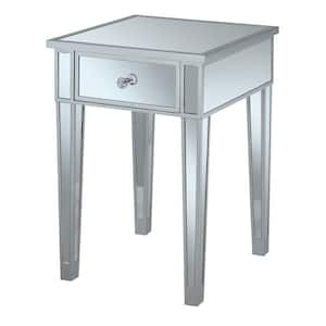Gold Coast Silver Mirrored End Table