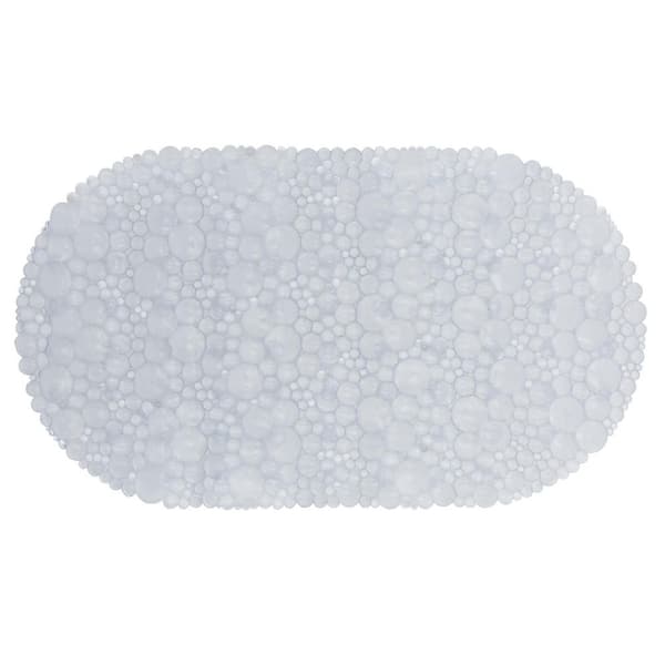 Oval Bubble Tub Mat, Clear