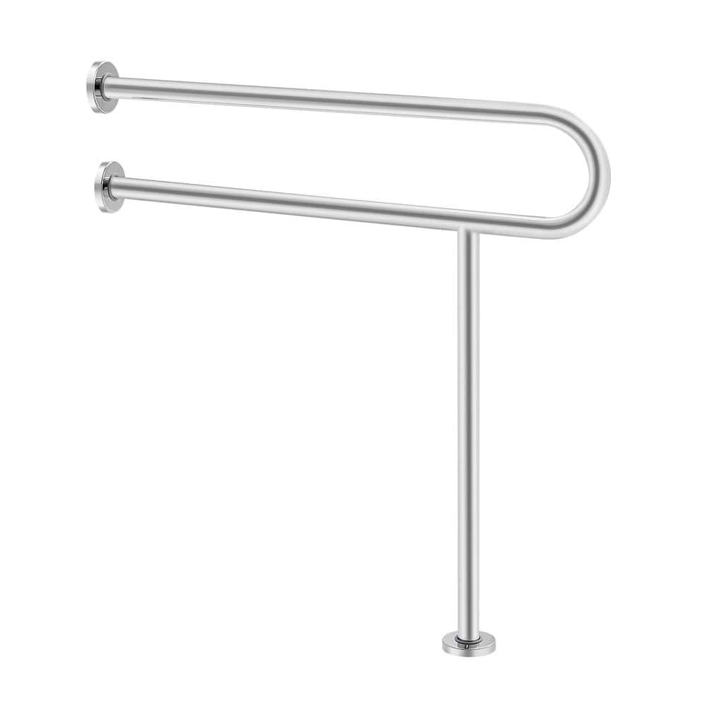 Toilet Safety Rail 31.5 in. U Shape 304 Stainless Steel Grab Bar T Support Leg 300 lb. Anti Slip Handle price history on PriceWatchPro