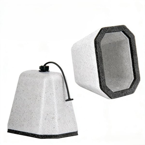 Universal Size Outdoor Faucet Cover Winter Insulated Foam Spigot Cover 2-Pack