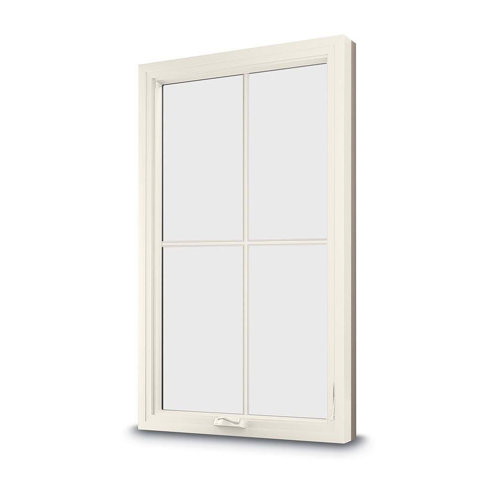 100 Series 29.5 in. x 59.5 in. Sandtone Left-Hand Casement Composite Window White Int, Hardware Low-E Glass and Grilles price history on PriceWatchPro