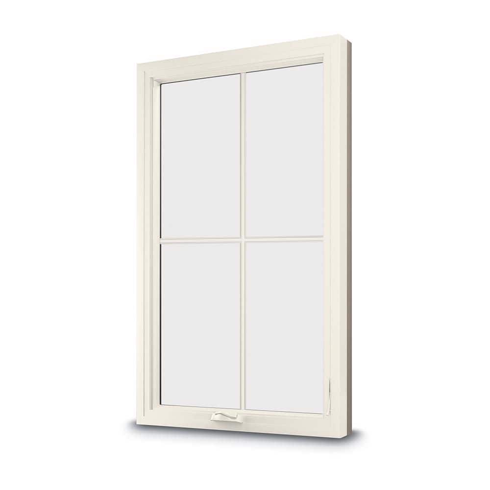 100 Series 35.5 in. x 47.5 in. Sandtone Left-Hand Casement Composite Window White Int & Hdw, SmartSun Glass & Grilles price history on PriceWatchPro