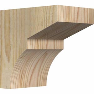 4 in. x 6 in. x 6 in. Douglas Fir Monterey Rough Sawn Corbel