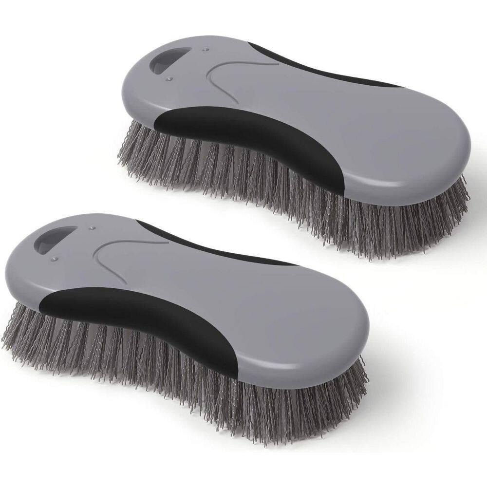 Multi-Purpose Heavy Duty Scrub Brush for Bathroom Kitchen Tiles Pack of 2 Durable with Non-Slip Grip price history on PriceWatchPro