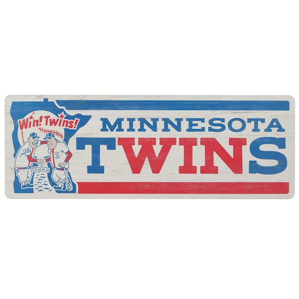 Open Road Brands Minnesota Twins MDF Wood Wall Art