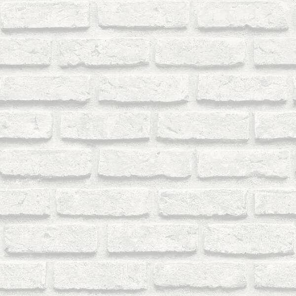 White Brick Wallpaper 12250 The Home Depot
