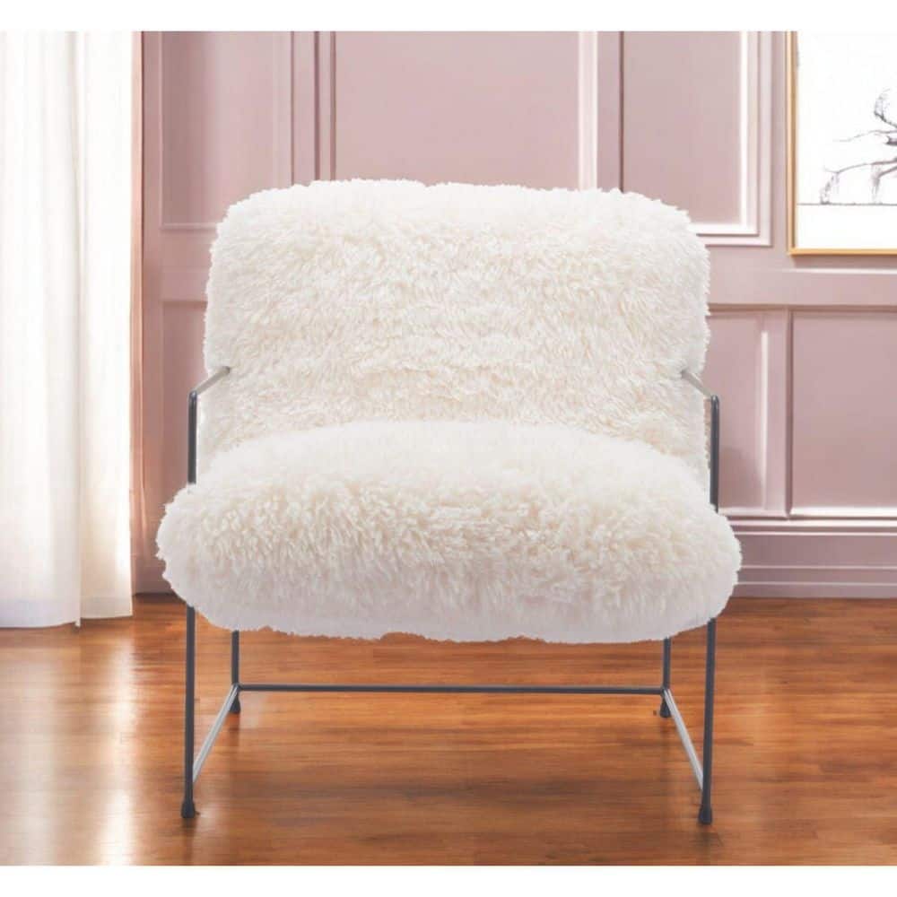 Plated Polyester Wood Arm Chair