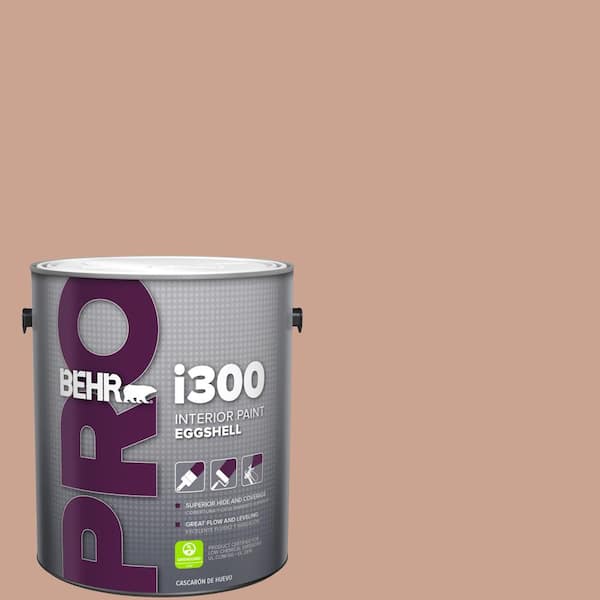 BEHR PRO 1 gal. #220F-4 Sombrero Tan Eggshell Interior Paint