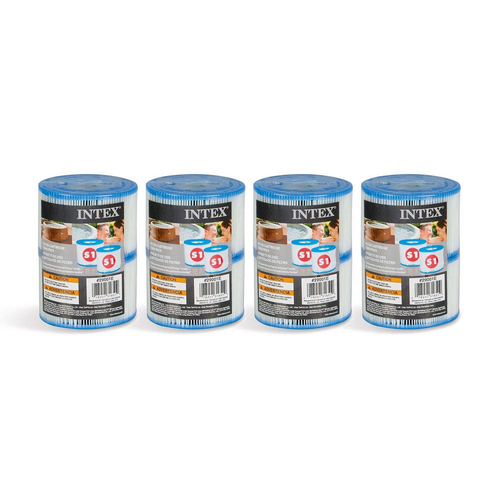PureSpa Type S1 Easy Set Pool Filter Replacement Cartridges (8 Filters)