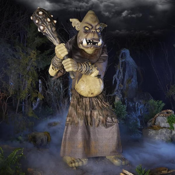 8 FT Wicked Woods Giant-Sized Animated LED Tumble the Troll