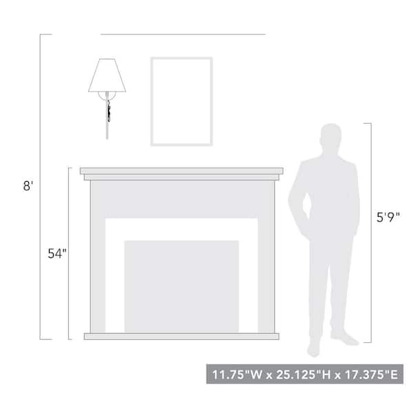 Golden Lighting - Kennedy 1-Light Brushed Champagne Bronze Hardwired/Plug-In Swing Arm Wall Lamp with Ivory Linen Shade