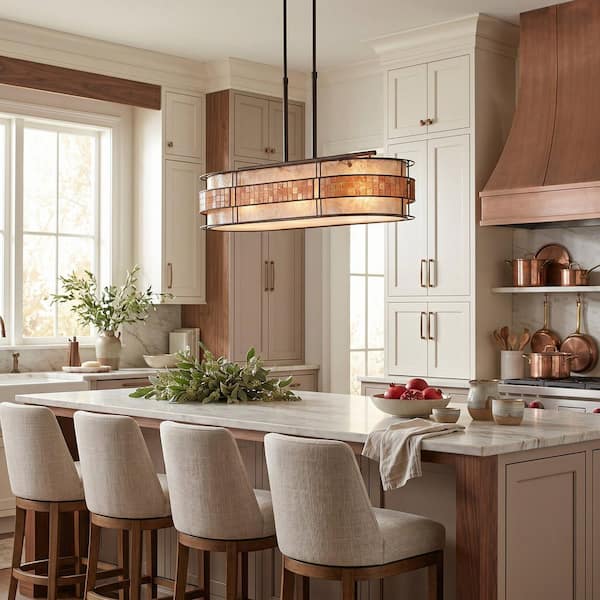 Quoizel Laguna 3-Light Renaissance Copper Chandelier MCLG337RC
