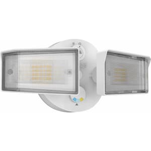 Contractor Select HGX Square Head Adjustable Lumen & Color Temperature White Outdoor Integrated LED Flood Light