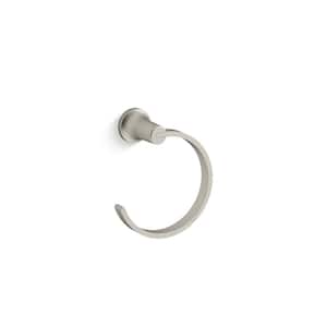 Setra Towel Ring in Vibrant Brushed Nickel