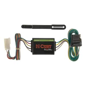 Custom Vehicle-Trailer Wiring Harness, 4-Flat, Select Isuzu Trooper, Acura SLX, OEM Tow Package Required, T-Connector