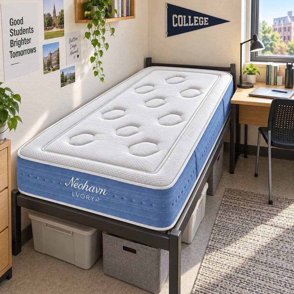 Neohavn 12 in. Twin XL Medium Firm Cooling Gel Memory Foam Hybrid