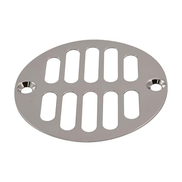 Westbrass D312-05 Shower Strainer Set Crown and Grill - Polished Nickel