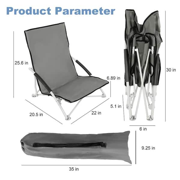 cenadinz Camping Folding Adults with Carry Bag Low Profile