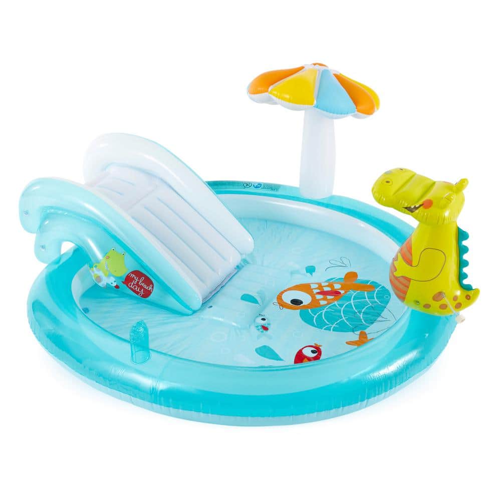 57165EP Gator Outdoor Inflatable Kiddie Pool Water Play Center with Slide price history on PriceWatchPro