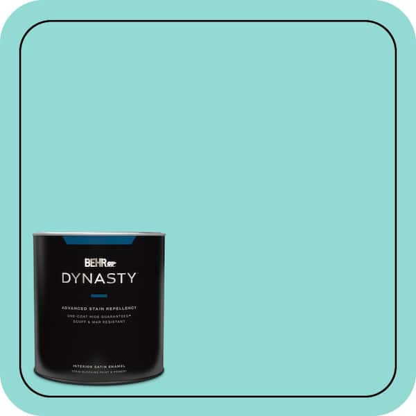 BEHR DYNASTY 1 qt. #490A-3 Sweet Rhapsody Satin Enamel Interior Stain-Blocking Paint & Primer