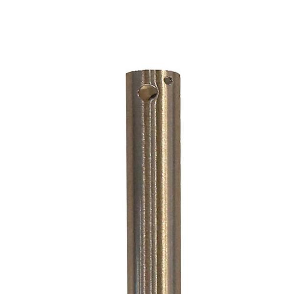 River of Goods 48 in. Satin Nickel Extension Downrod