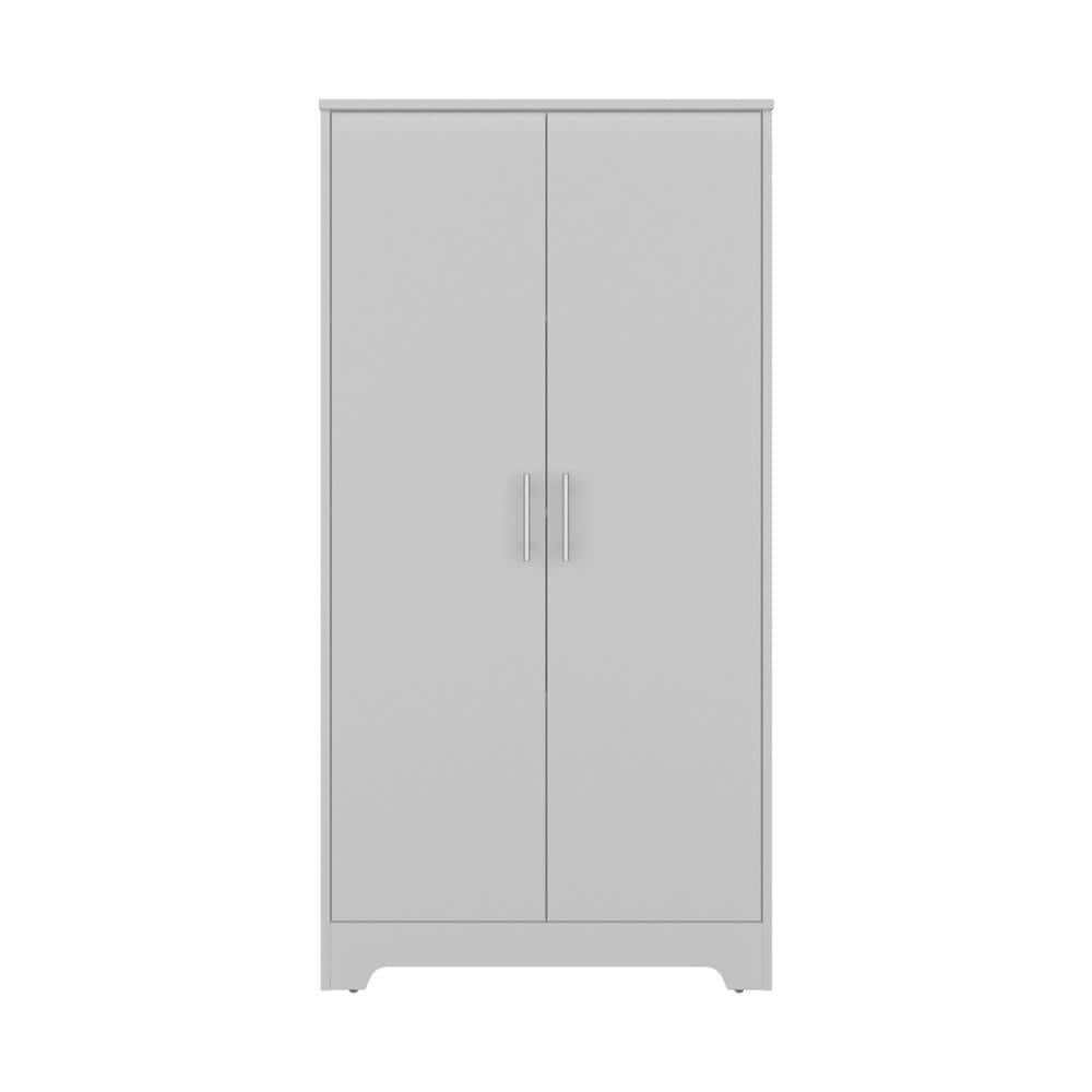 Beige 4-Shelf Freestanding Storage Cabinet Multi-Purpose Organizer for Kitchen Living Room Garage price history on PriceWatchPro