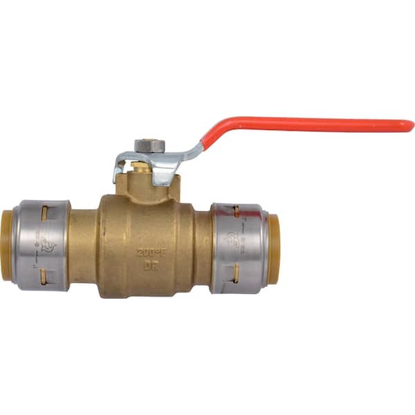 SharkBite Max 1 in. Push-to-Connect Brass Ball Valve UR22223 - The