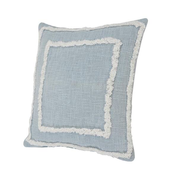 Cielle Home  Blue Irregular Striped Lumbar & Square Pillow – Ciélle Home