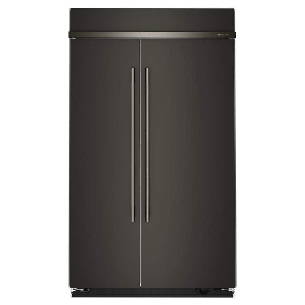 KitchenAid 48 in. 30 cu. ft. Built-In Side-by-Side Refrigerator in