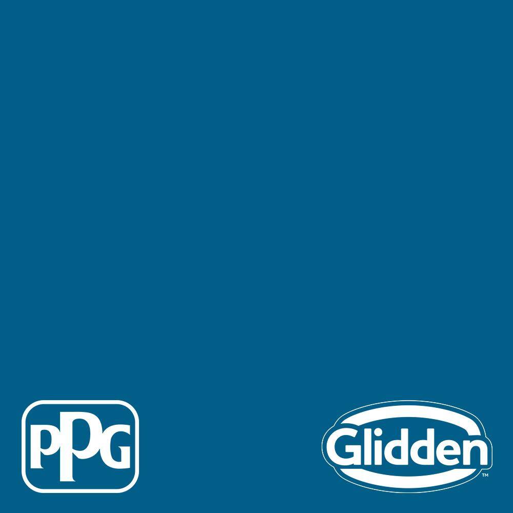 Glidden Premium 8 Oz Ppg1157 7 Blue Flame Flat Interior Paint Sample Ppg1157 7p 16f The Home Depot