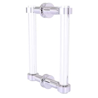 Clearview 8 in. Back to Back Shower Door Pull in Polished Chrome
