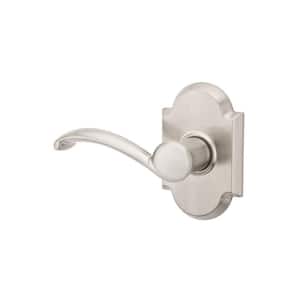 Austin Satin Nickel Left-Handed Dummy Door Lever with Microban Antimicrobial Technology